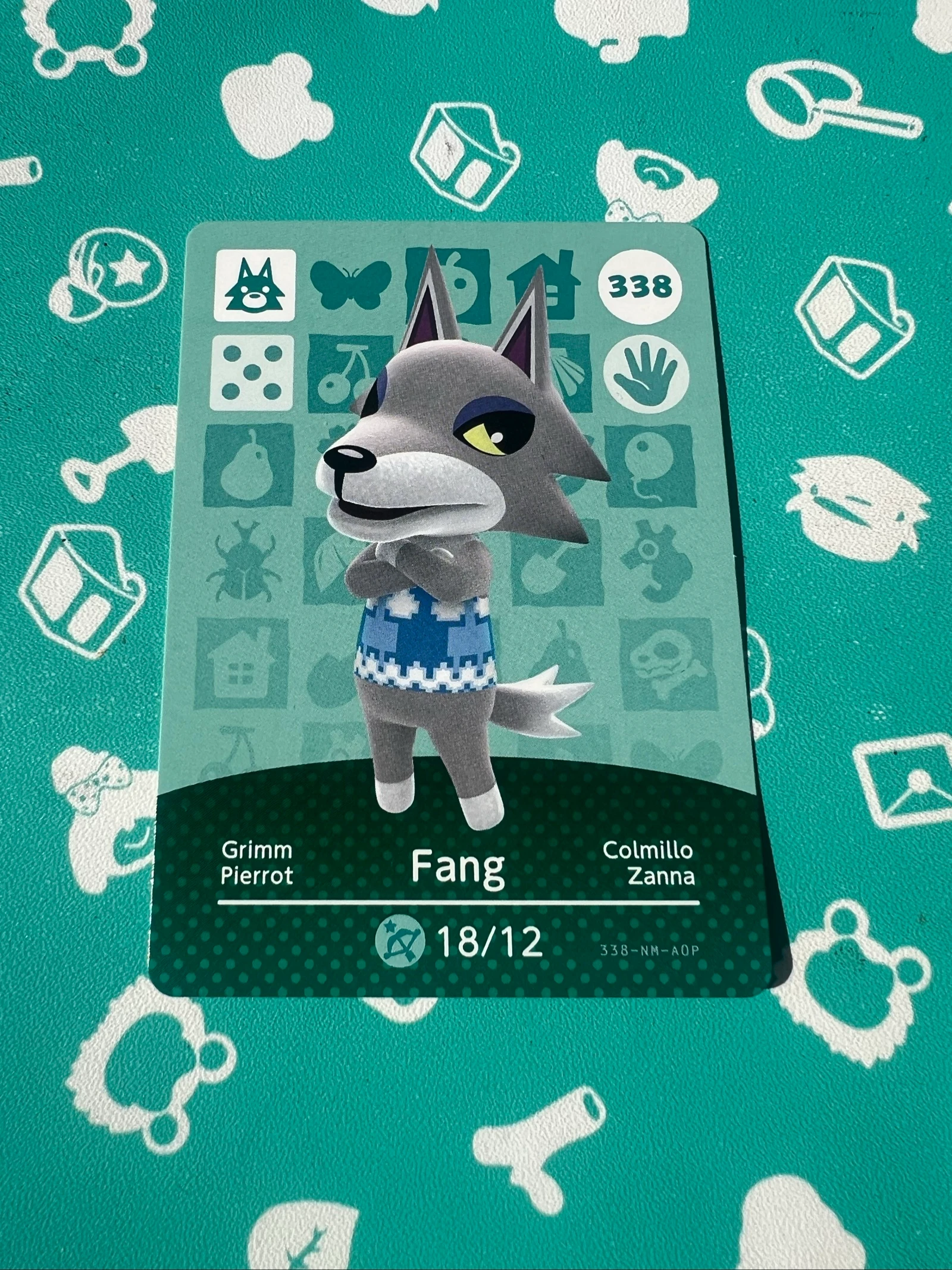 Carte amiibo de Pierrot 338